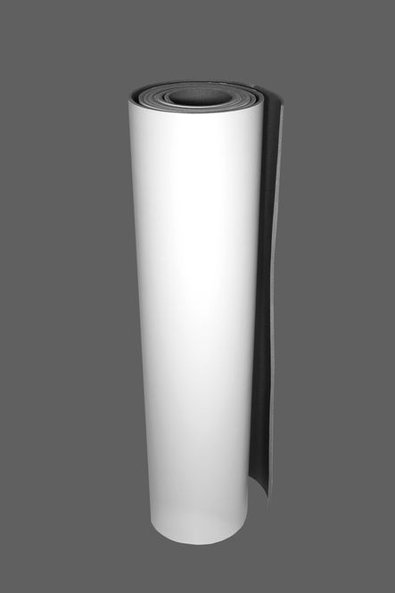 Hovedbilde Veggpolstring 5 m rull x 130 cm bred, hvit, 1 cm ...