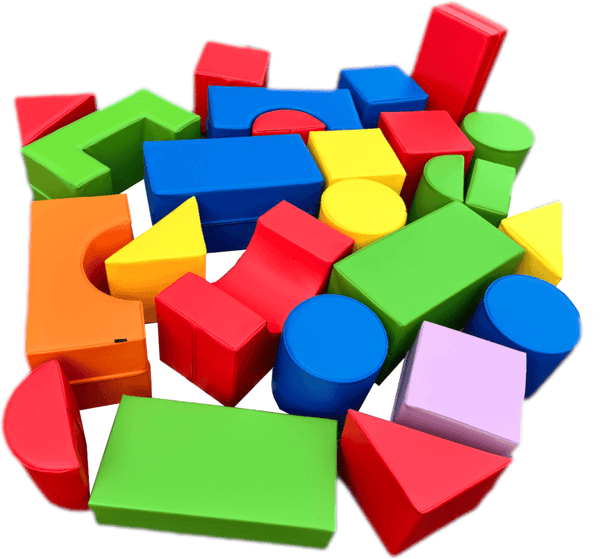 Store Skumfigurer, sett med 25 elementer