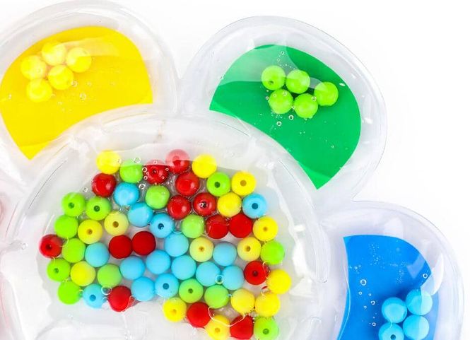 Hovedbilde Fidget-puslespill med blomsterperler