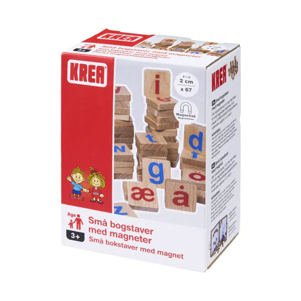 KREA Magnetiske Små Bokstaver