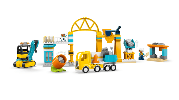 LEGO® DUPLO Town 3-i-1 Byggeplass med anleggsmaskiner - 84 deler