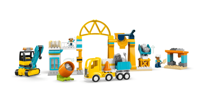 Hovedbilde LEGO® DUPLO Town 3-i-1 Byggeplass med ...
