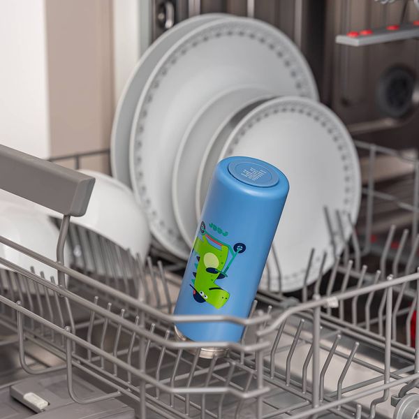 Drikkeflaske med sugerør - Blå