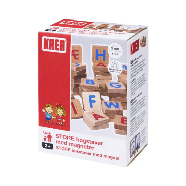 KREA Magnetiske Store Bokstaver