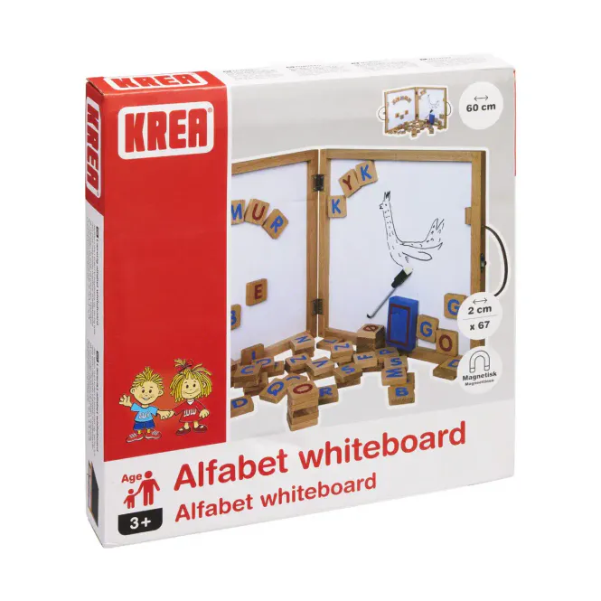Hovedbilde KREA Alfabet Whiteboard