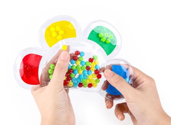 Hovedbilde Fidget-puslespill med blomsterperler