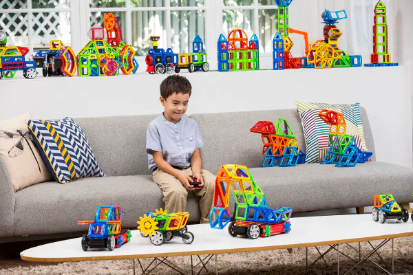 Magformers Transform Vehicle Byggesett – 17 stk