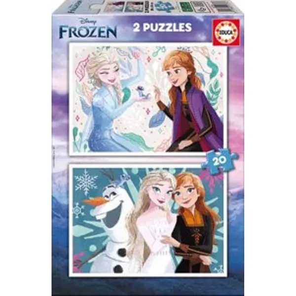 Educa Puslespill 2 x 20 – Frozen
