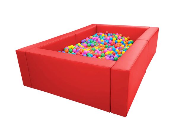 Ballbasseng med baller 2 x 3 m, høyde 45 cm