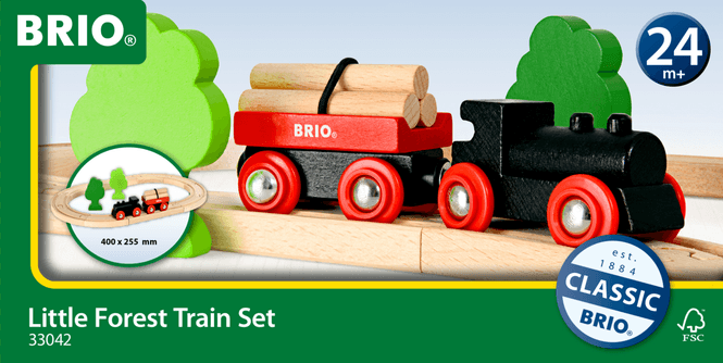 Hovedbilde BRIO® Togbane Little Forest 18 deler
