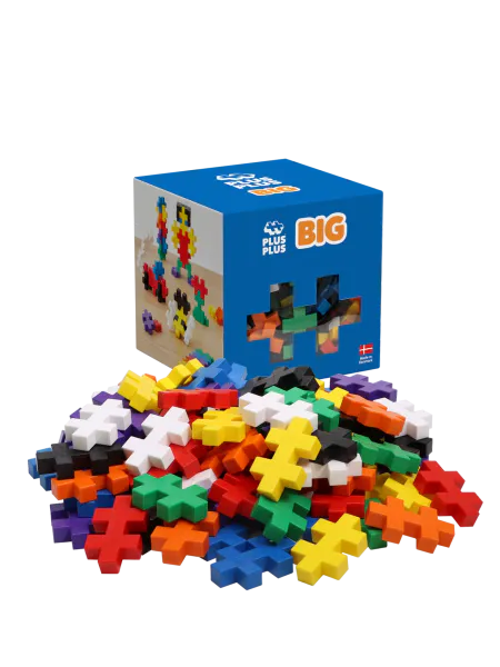 Plus-Plus BIG Basic Fargemiks - 100 brikker