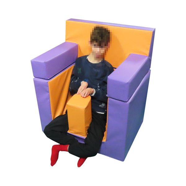 Lenestol med abduksjonskile og hodestøtte