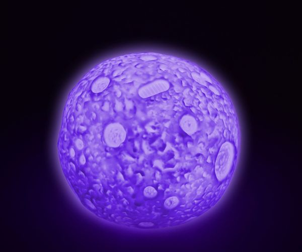 Fargeskiftende Månelampe med Fjernkontroll