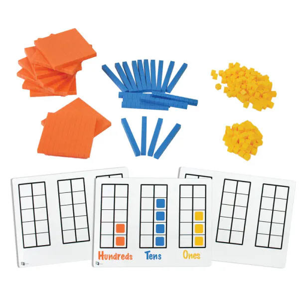 Base 10 hundre-sett for klasserommet