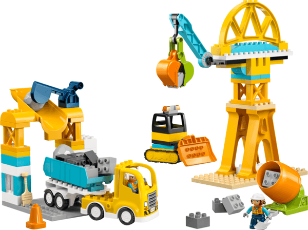LEGO® DUPLO Town 3-i-1 Byggeplass med anleggsmaskiner - 84 deler
