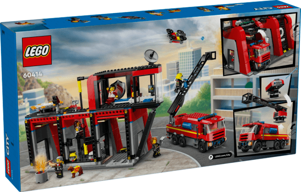 LEGO® City Brannstasjon med brannbil - 843 deler
