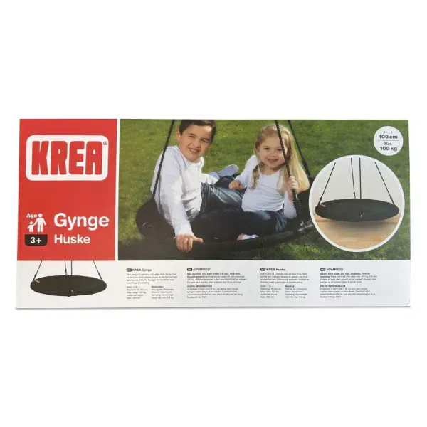 KREA Sansehuske – Sort, Ø100 cm